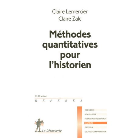 Méthodes quantitatives pour l'historien