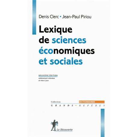 Lexique de sciences économiques et sociales (9ème éd.)