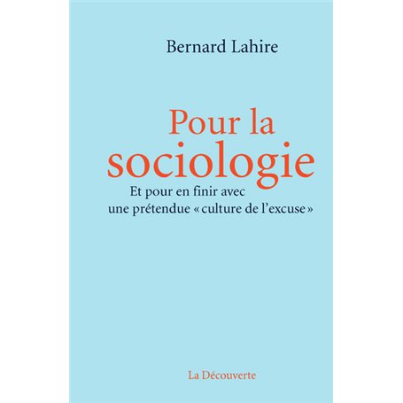 Pour la sociologie