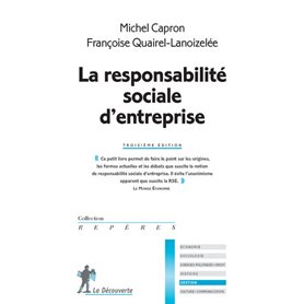 La responsabilité sociale d'entreprise 3 édition