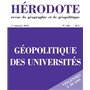 Hérodote numéro 168 Géopolitique des universités