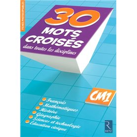 30 mots croisés dans toutes les disciplines