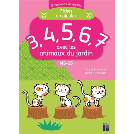 Fiches à calculer les animaux du jardin