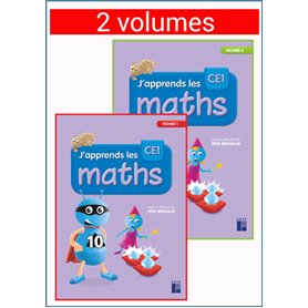 J'apprends les maths CE1 fichier de l'élève en 2 volumes