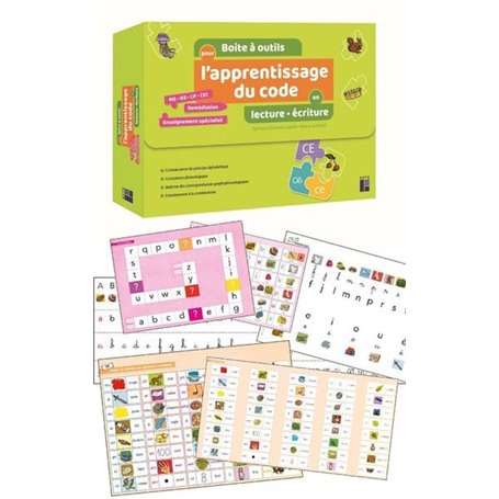 Boîte à outils pour l'apprentissage du code en lecture - écriture Cycle 2 NE