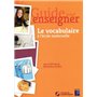 Le vocabulaire à l'école maternelle + CD - Guide pour enseigner + téléchargement