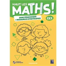 Haut les maths CE1- Guide pédagogique + Ressources à photocopier ED 2021