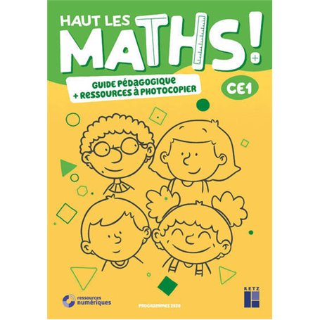 Haut les maths CE1- Guide pédagogique + Ressources à photocopier ED 2021