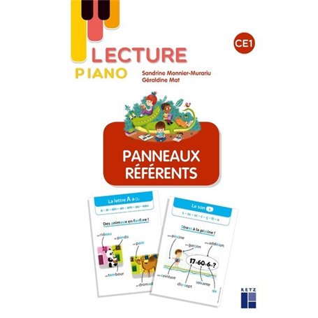 Lecture piano : Panneaux référents CE1