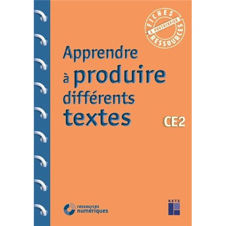 Apprendre à produire différents textes CE2 + Téléchargement