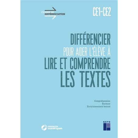 Différencier pour aider l'élève à lire et à comprendre les textes CE1-CE2 + téléchargement