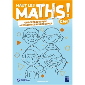 Haut les maths CM1- Guide pégagogique + ressources à photocopier ED 2021