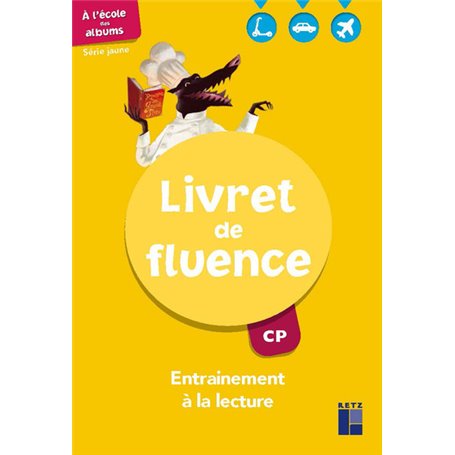 Livret de fluence CP - Entrainement à la lecture - Série jaune