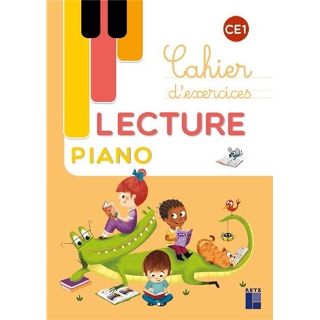 Lecture Piano CE1 - Cahier d'exercices