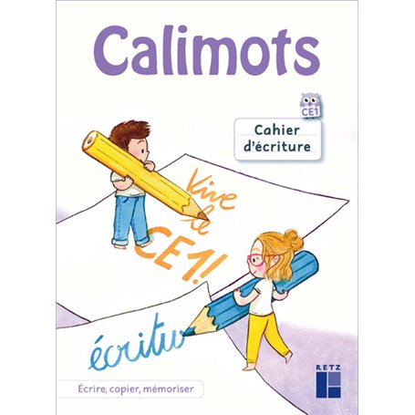 Calimots CE1 - Cahier d'écriture