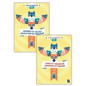 Totem Mathématiques CP - Cahiers d'exercices 2 volumes - numération + géométrie