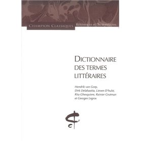 Dictionnaire des termes littéraires