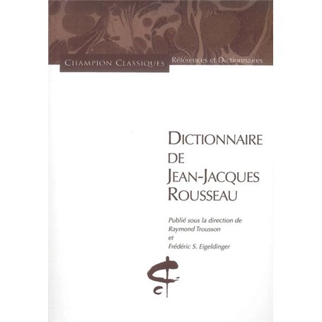 Dictionnaire de Jean-Jacques Rousseau