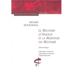 Bestiaire d'amour et la response du bestiaire