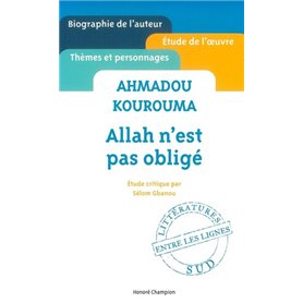 Ahmadou Kourouma - Allah n'est pas obligé