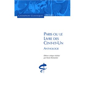 Paris ou le Livre des Cents-et-un. Anthologie. Sou