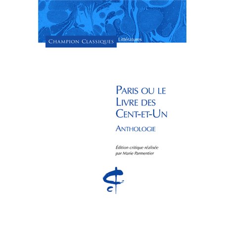 Paris ou le Livre des Cents-et-un. Anthologie. Sou