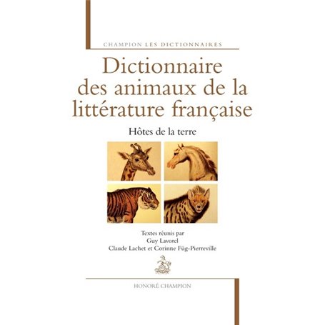 Dictionnaire des animaux de la littérature française