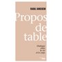 Propos de table