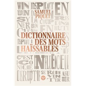 Dictionnaire des mots haïssables