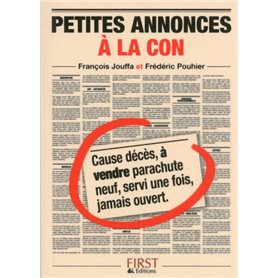 Le petit livre de - petites annonces à la con