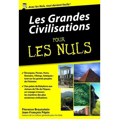 Les grandes civilisations Poche Pour les Nuls