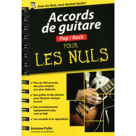 Accords de guitare Pop/Rock Poche Pour les Nuls