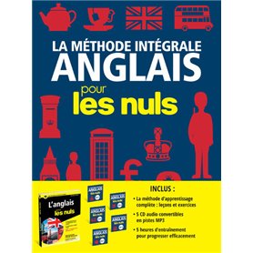 Coffret La Méthode intégrale Anglais pour les Nuls