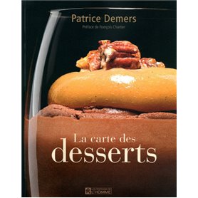 La carte des desserts