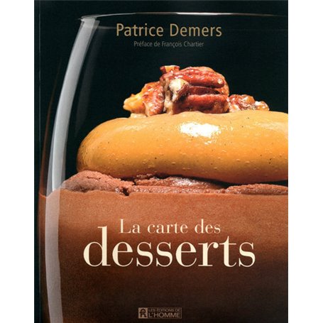 La carte des desserts