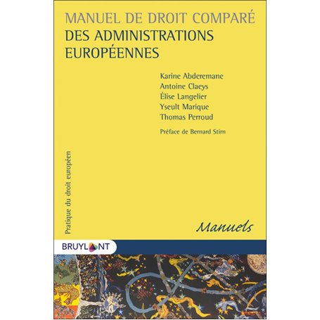 Manuel de droit comparé des administrations européennes