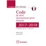 Code de droit international privé français 2017-2018