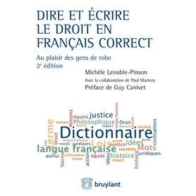 Dire et écrire le droit en français correct