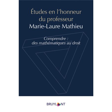 Etudes en l'honneur du professeur Marie Laure Mathieu