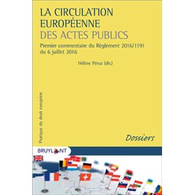 La circulation européenne des actes publics