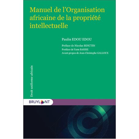 Manuel de l'Organisation africaine de la propriété intellectuelle