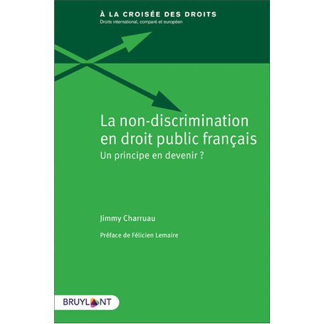 La non-discrimination en droit public français - Un principe en devenir ?