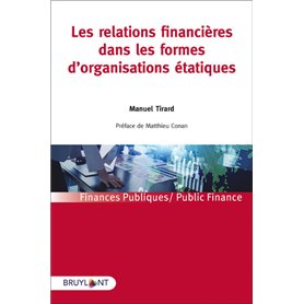 Les relations financières dans les formes d'organisations étatiques