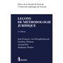 Leçons de méthodologie juridique