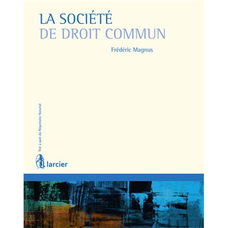 La société de droit commun