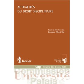 Actualités du droit disciplinaire