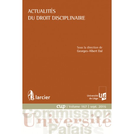 Actualités du droit disciplinaire