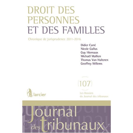 Droit des personnes et des familles