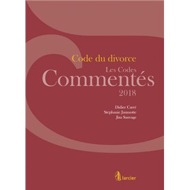 Code commenté - Divorce 2018