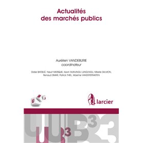 Actualités des marchés publics